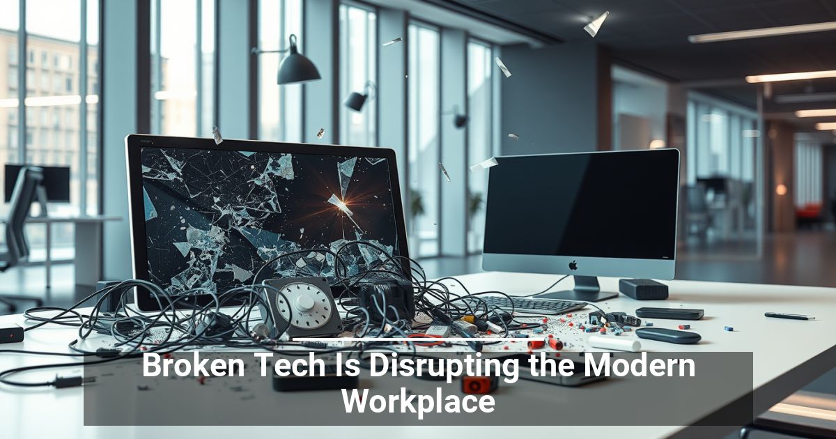 Broken Tech Is Disrupting the Modern Workplace